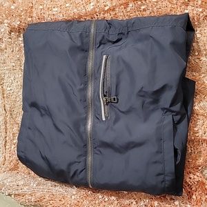 GapBody, S/P, and grayish green rain coat